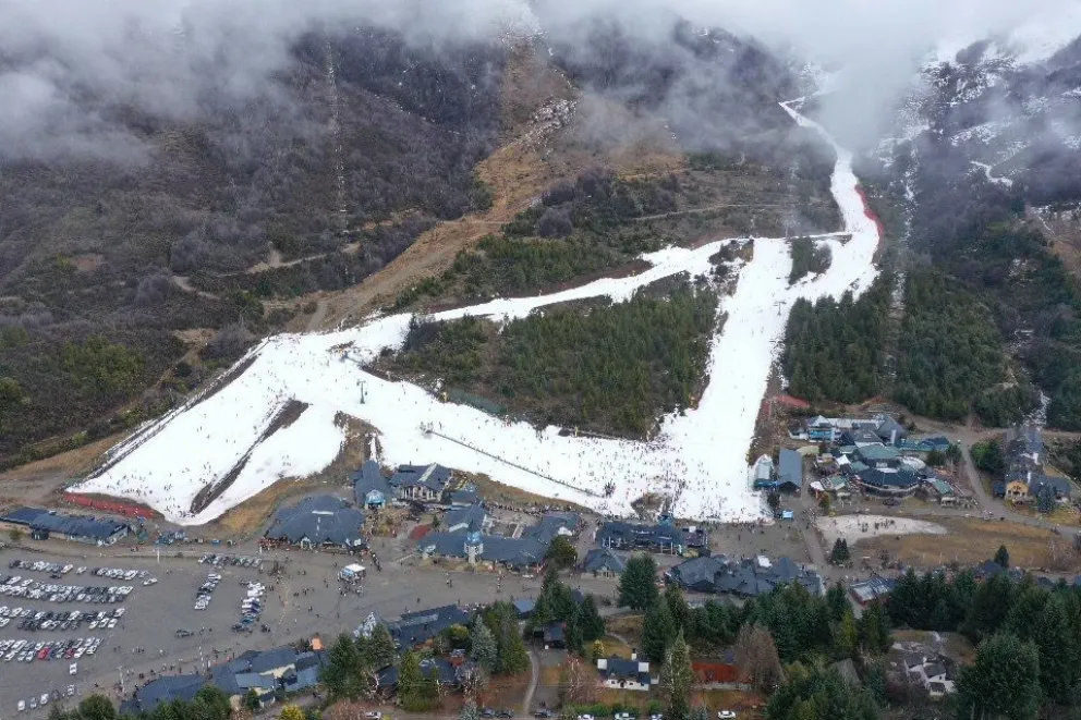 Pistas y medios habilitados para estas vacaciones de invierno en Bariloche. Foto: gentileza