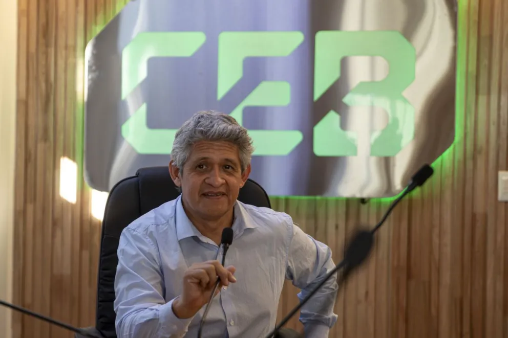 El presidente de la Cooperativa de Electricidad Bariloche. Foto Euge Neme 