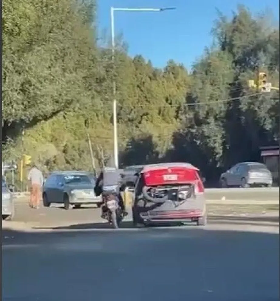 Después del robo, le acercaron un video del momento del hecho. Foto: gentileza