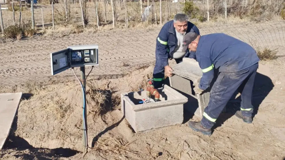 Los trabajos fueron realizados íntegramente por Aguas Rionegrinas.Crédito: Gobierno de Río Negro