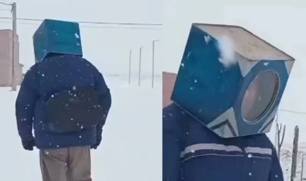 Una de las postales cotidianas en cada invierno.