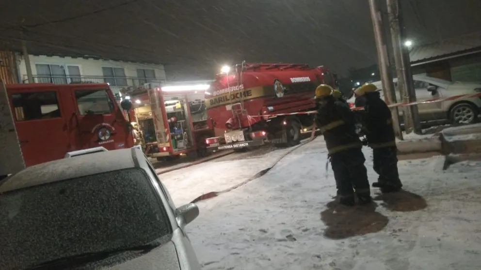 Amplio operativo por incendio en el Alto de la ciudad 