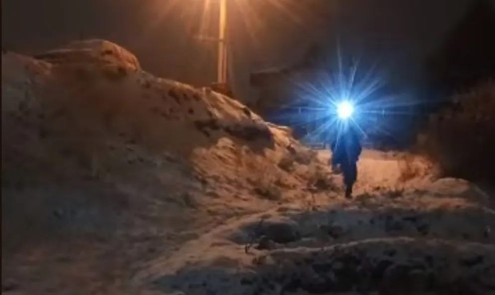 Salió del este corriendo para colaborar en un incendio del Alto 