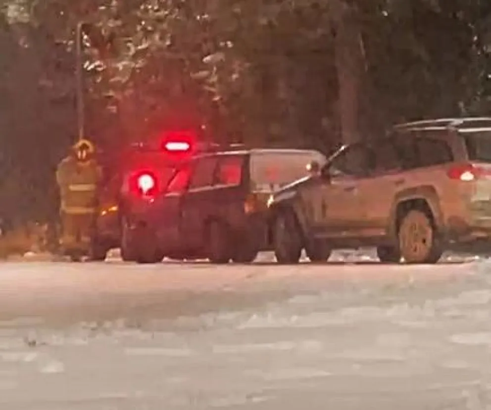 Tránsito interrumpido por algunas horas. 