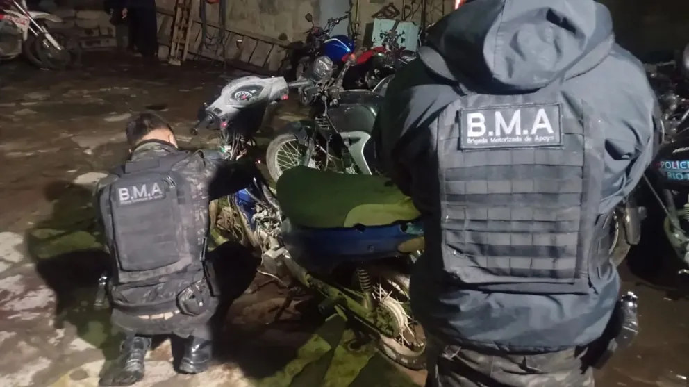 El rodado no tenía patente y tenia un pedido de secuestro desde mayo 