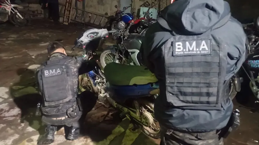 Momento del operativo.