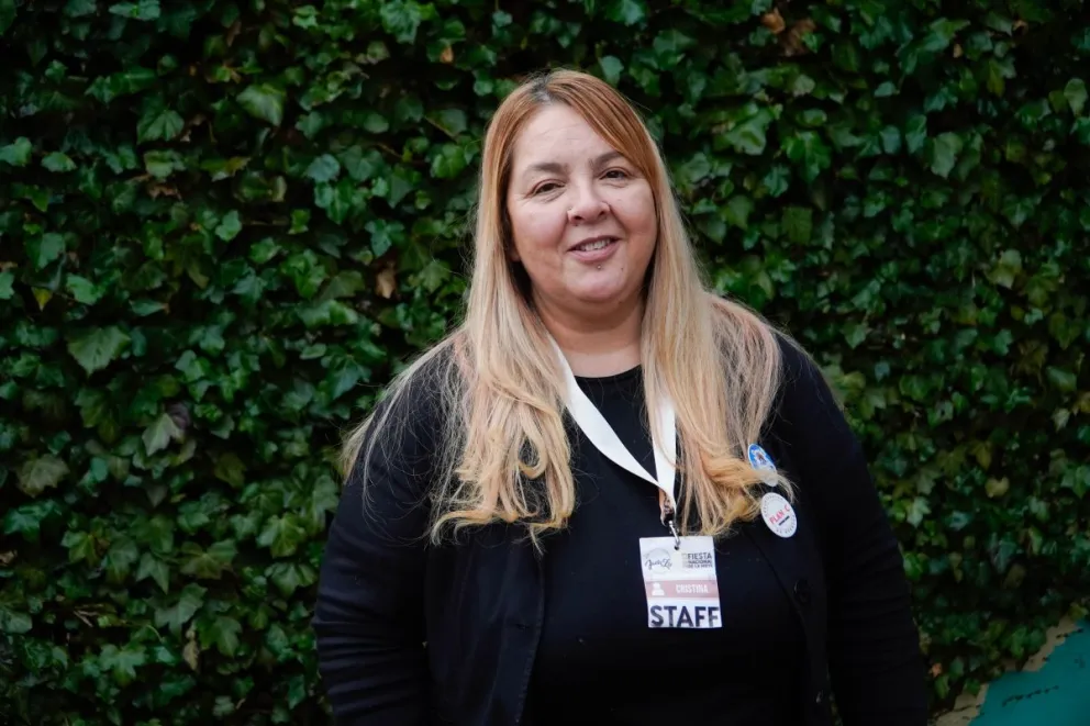 Para Cristina, la elección de la reina “no es un concurso de belleza”, sino que se trata de escoger a "la representante turística de Bariloche” (fotos: Facundo Pardo).