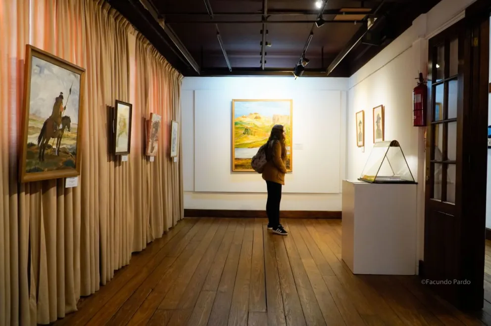 Arte que remite a la Patagonia profunda (fotos: Facundo Pardo).