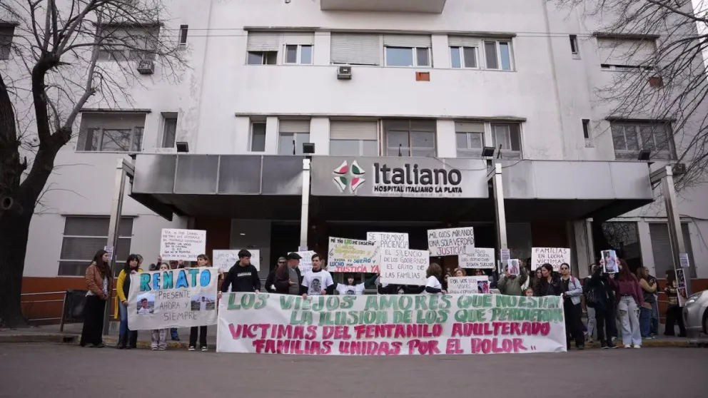 Movilización en La Plata. 