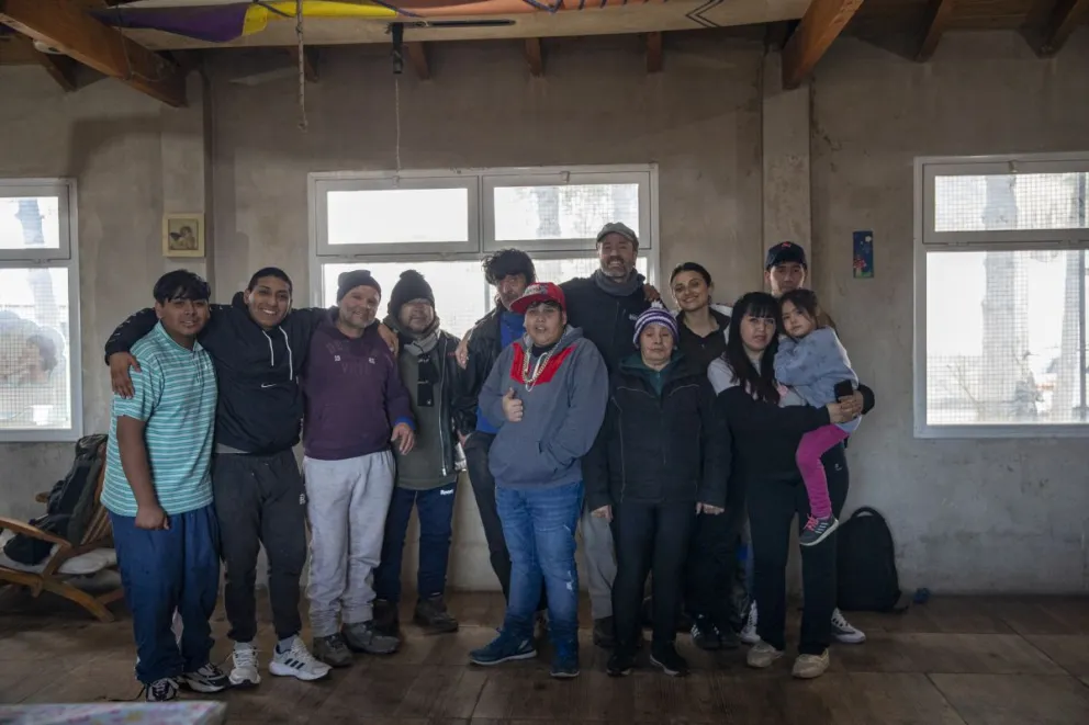 Compartir experiencias y darse fuerzas mutuamente para una mejor calidad de vida. Fotos de Eugenia Neme.