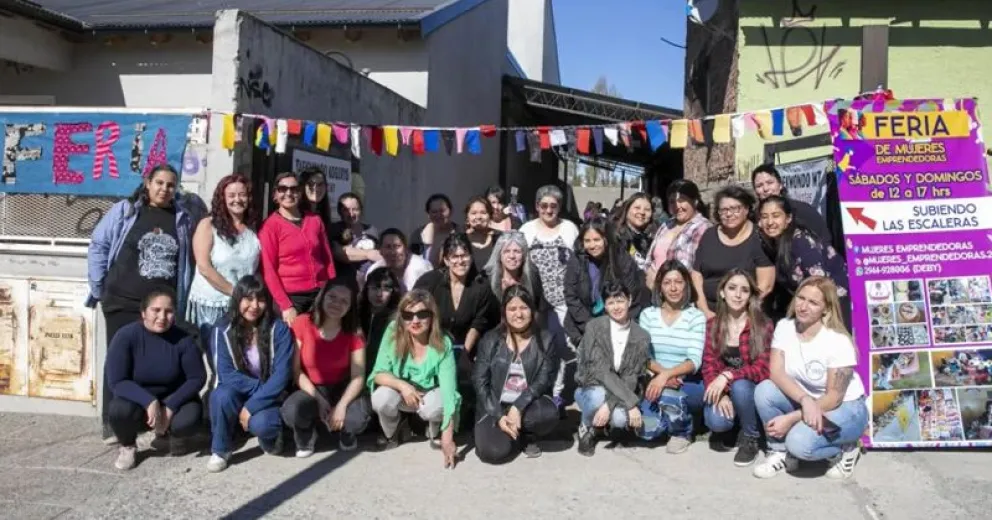 Algunas de las emprendedoras. Foto de Eugenia Neme.