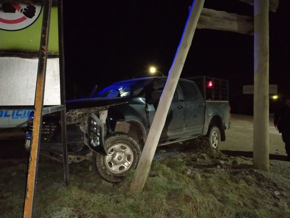 Intento de fuga terminó en choque , secuestro del rodado y traslado al Hospital 