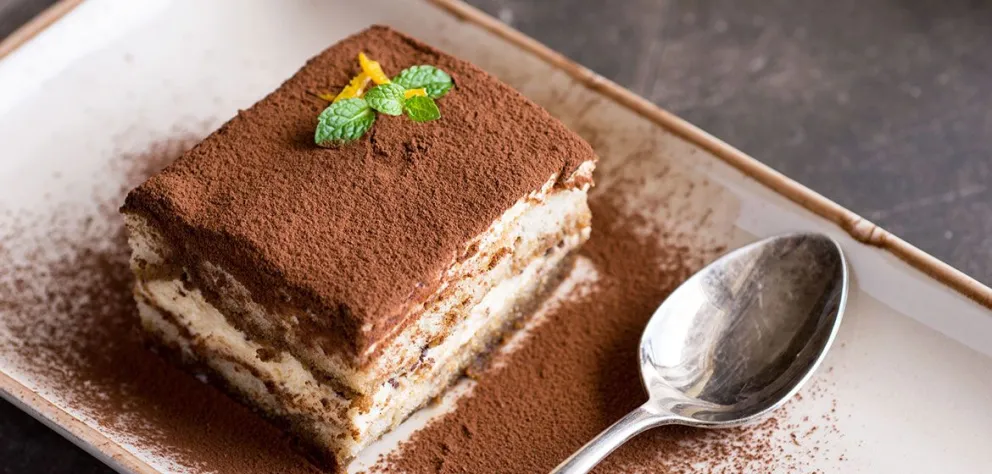 Tiramisú en versión saludable. 