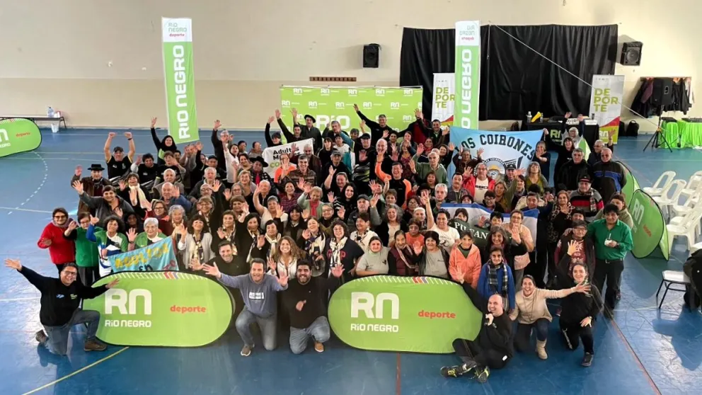 Gran jornada en Bariloche para definir a los finalistas de los Juegos Rionegrinos para Personas Mayores (Foto: Río Negro Deporte)