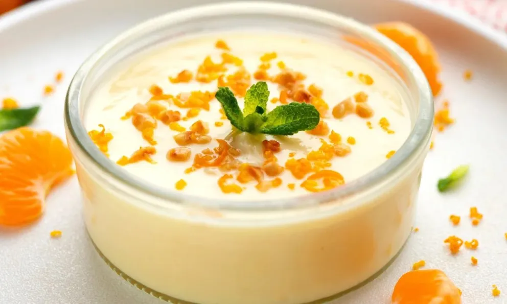 Mousse de mandarinas en simples pasos. 