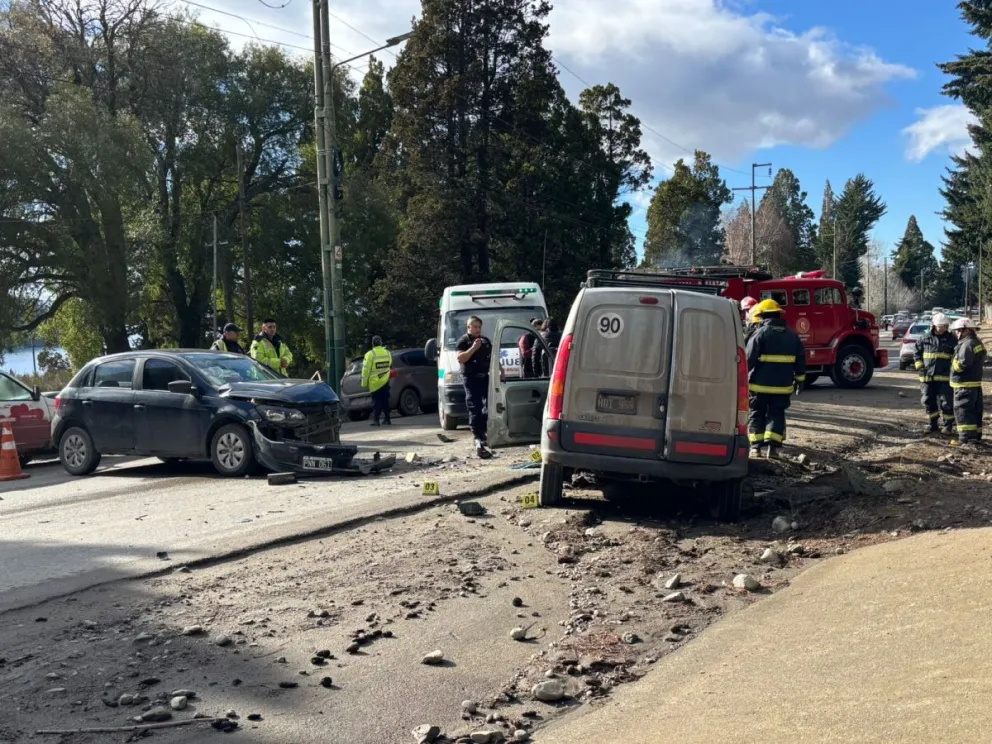 Ocurrió alrededor de las 11 horas de esta mañana. Fotos de Eugenia Neme.