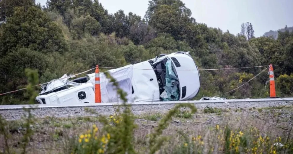 Imagen del fatal accidente en el mes de noviembre de 2023. Fotos de Eugenia Neme.