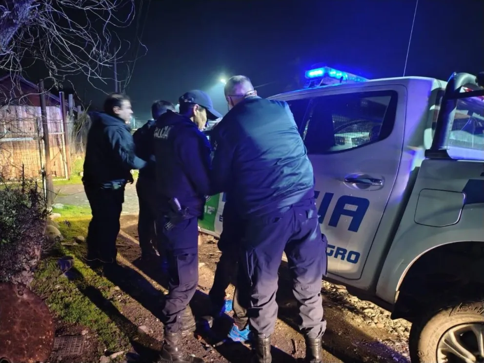 Los ladrones, que eran cuatro, sustrajeron cosas de la caja de carga. 