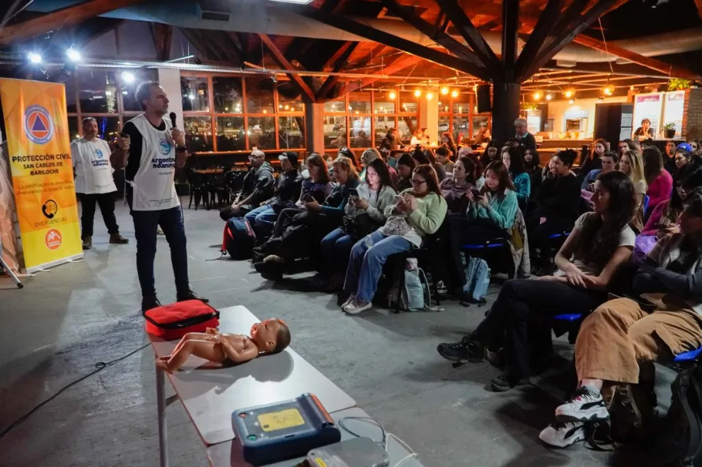 Aprender sobre prácticas que bien aplicadas, marcan una línea entre la vida y la muerte. Fotos de Facundo Pardo.