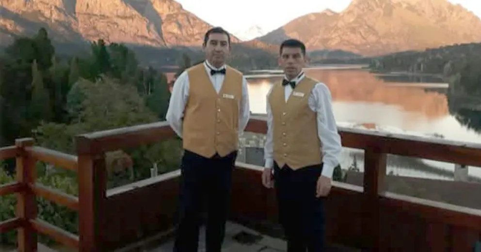 Quilaleo junto a Matías Torres.