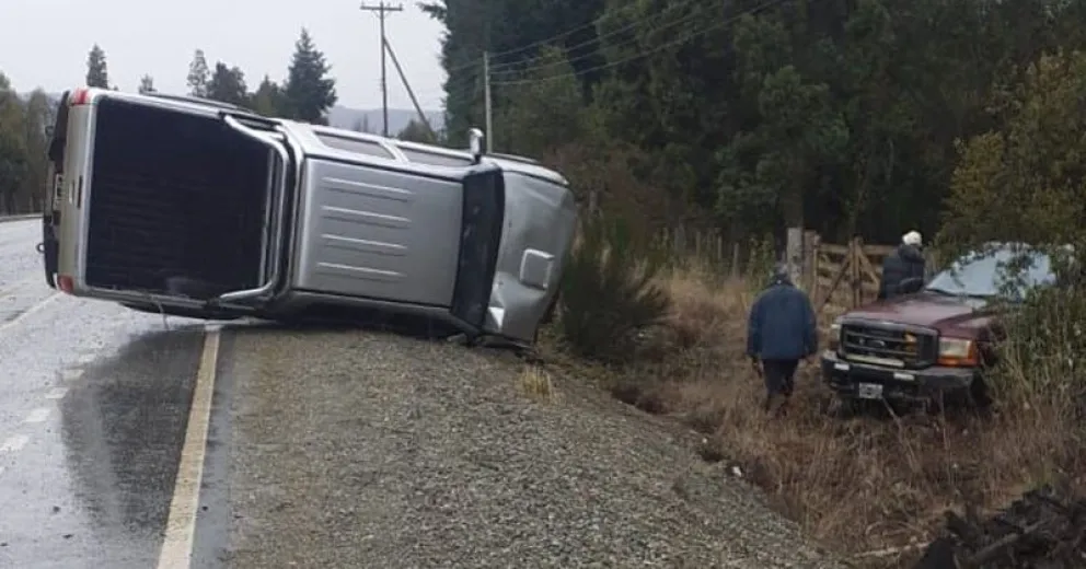 El estado de uno de los vehículos involucrados.