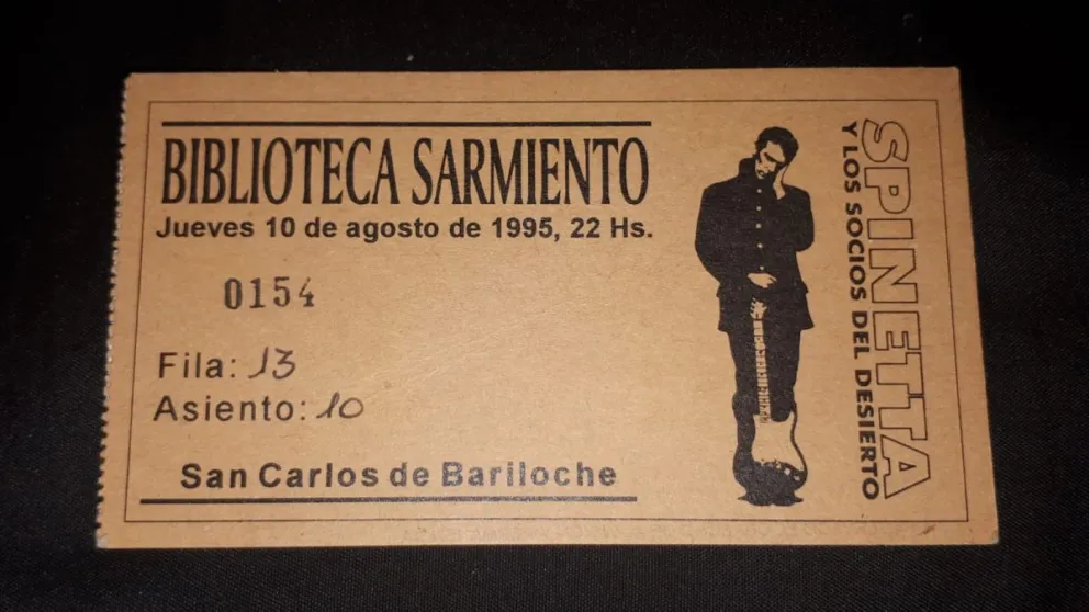 Entrada de un recital inolvidable (fotos gentileza de Noelia López).