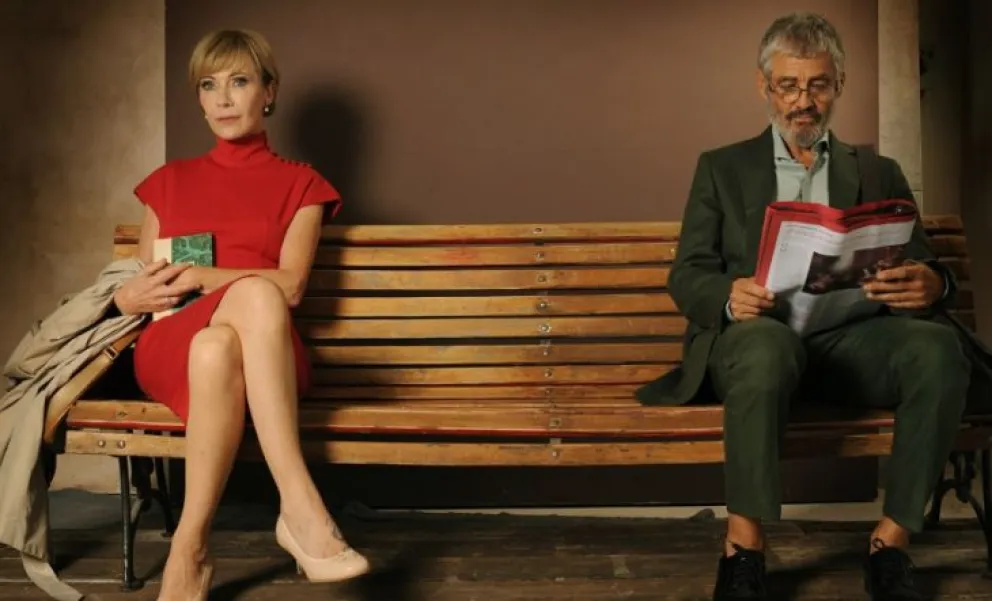 Inés Estévez y Germán Palacios en "Un hombre inesperado".