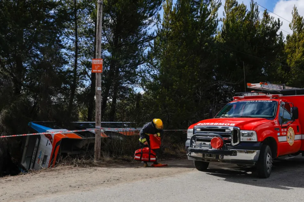 Afortunadamente no hubo que lamentar víctimas. Fotos y video de Eugenia Neme.