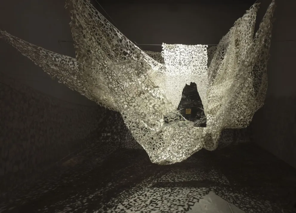 "El altar de Alter", obra de Mirta Kupferminc que resultó premiada en la edición anterior.