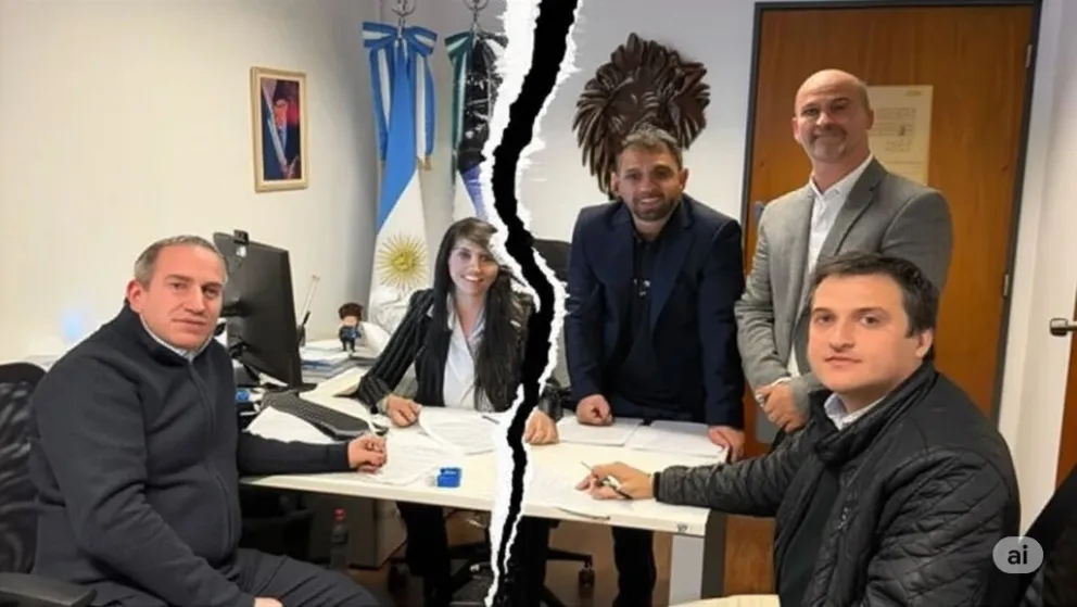 Quiebre entre el PRO y LLA en Río Negro. 