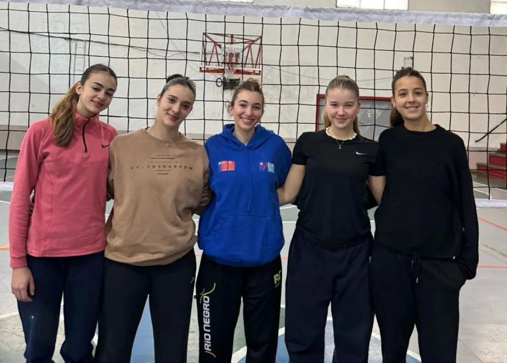 Fueron las representantes barilochenses en la concentración realizada en Choele Choel (Foto BVC)