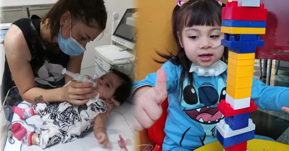 Antes de la cirugía en Buenos Aires, la niña debe viajar esta semana a Esquel para realizarse estudios prequirúrgicos.