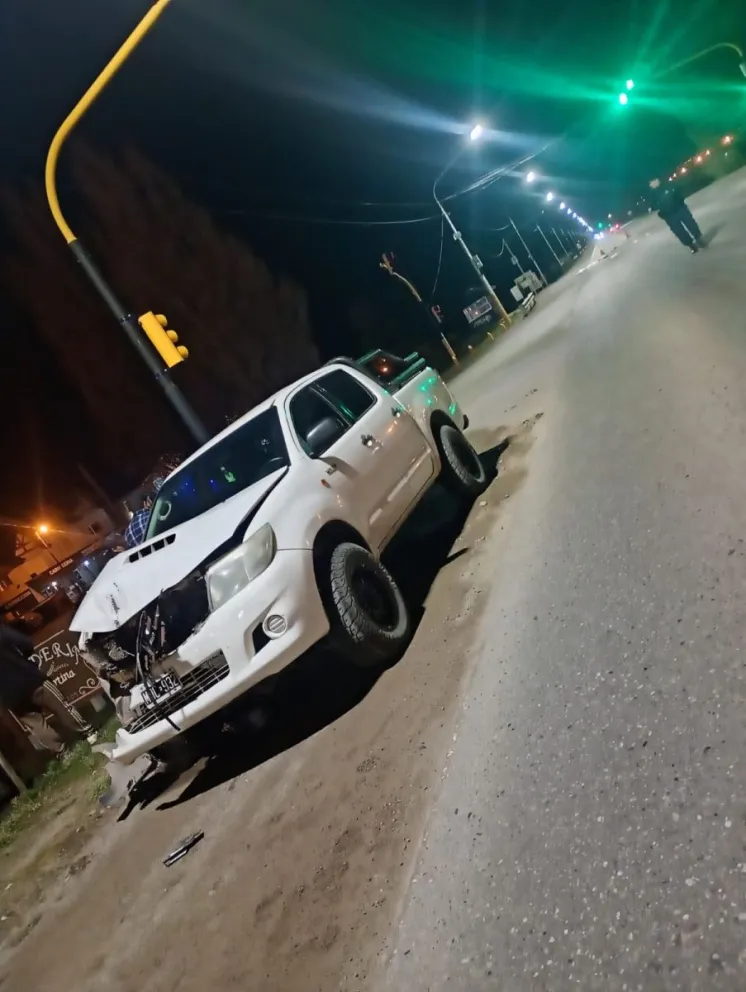 El accidente ocurrió a las 22.40 de este domingo.