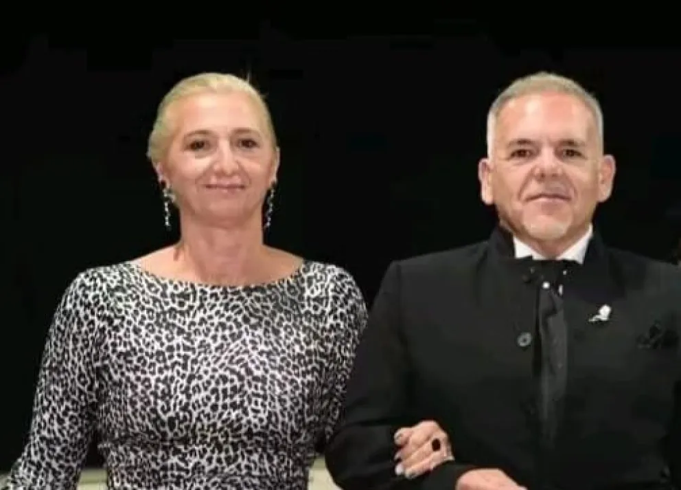 Marcela y Carlos, juntos sobre la pista... y en la vida en general (foto gentileza).