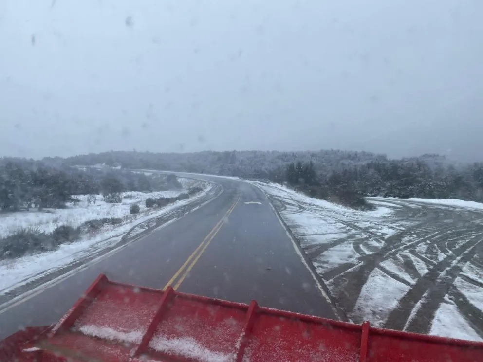 Asi esta la región después de la nieve. 