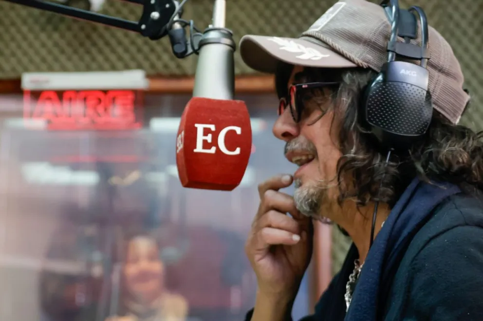 El Zorrito brilló en El Cordillerano Radio (foto; Euge Neme)