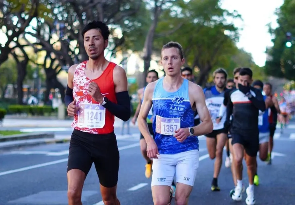 Sergio Calfin se lució en la multitudinaria competencia (Fotos gentileza)