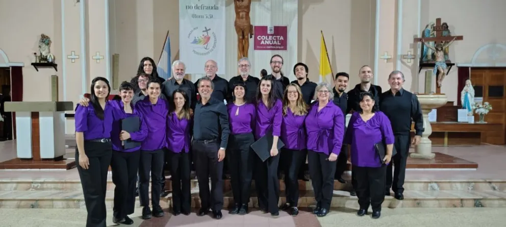 Blanco Schneebeli y el elenco que dirigió en los últimos tres años.