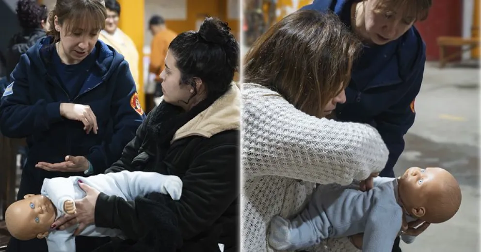 Asistencia masiva al curso.