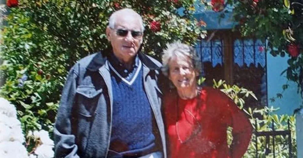 Junto a su compañero de toda la vida.