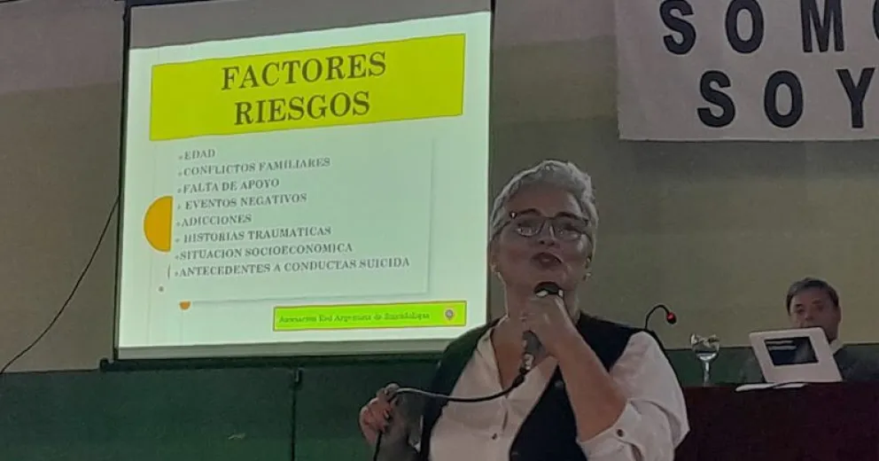 La licenciada en Psicología, Paula Di Clérico en su paso por Bariloche.