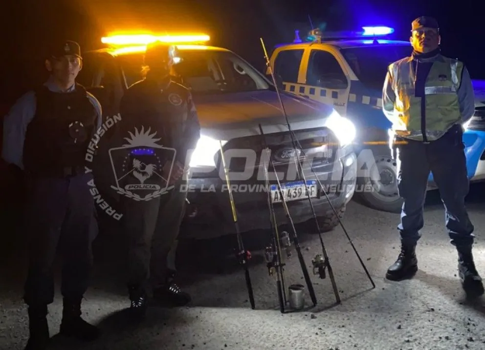 Secuestraron los elementos de pesca utilizados por los furtivos 