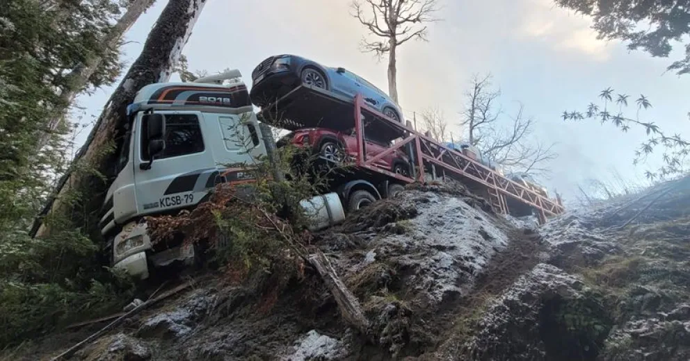 El chofer fue derivado a un centro de salud.