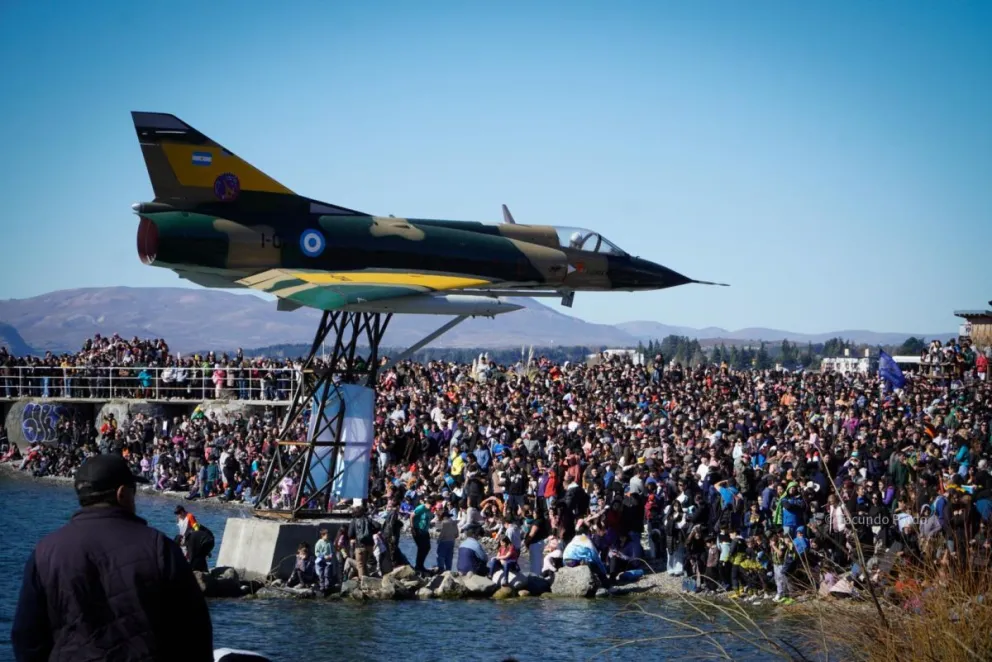 Una imagen de la inolvidable jornada inaugural del Museo Malvinas, Antártida y Atlántico Sur (foto: Facundo Pardo).
