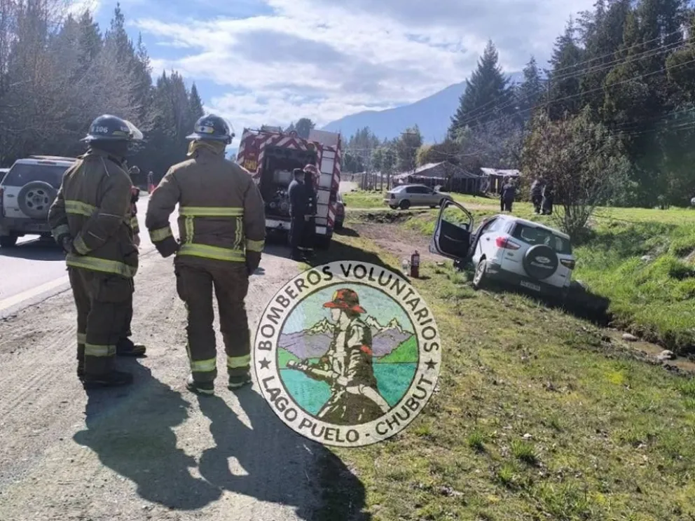 Choque de dos vehículos en Ruta 40 sur
