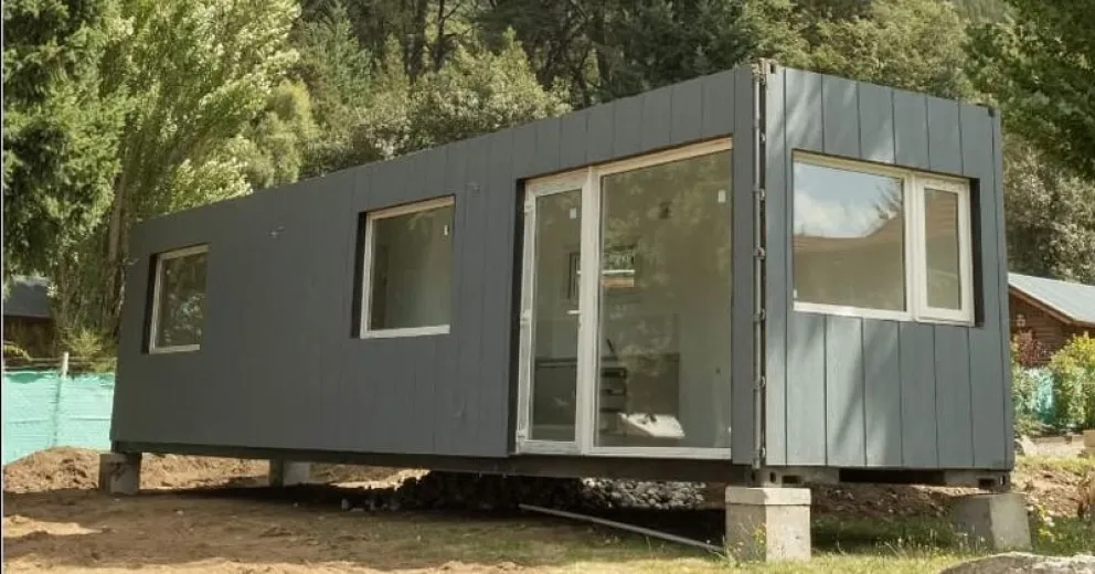 Imagen del flyer que ofrecía construir con El Montañés en etapas.