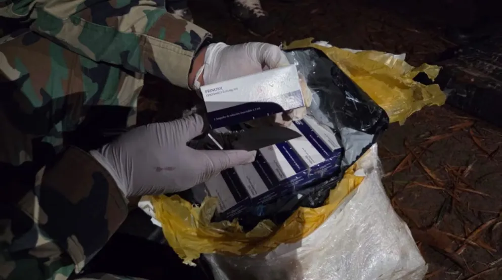 Secuestraron más de 173 kilos de cocaína, 177 ampollas de fentanilo y 14 de etilefrina. 