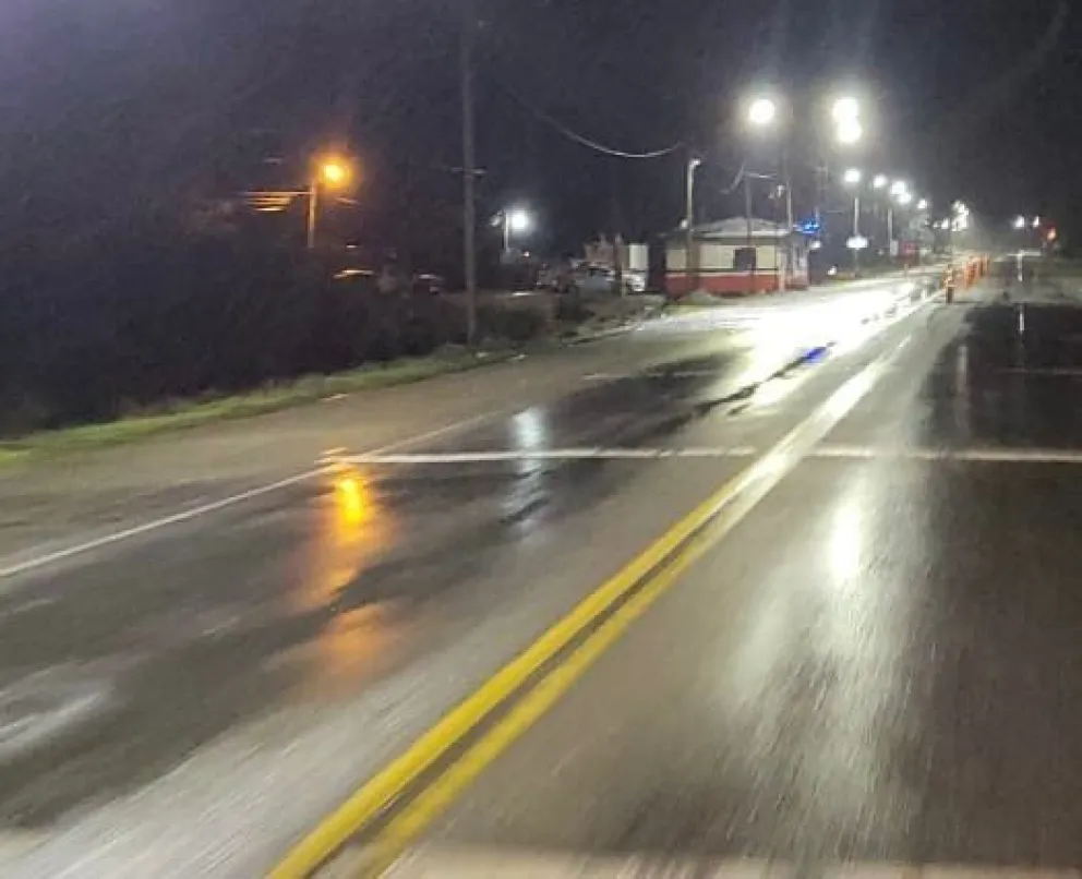 El parte de Vialidad Nacional.