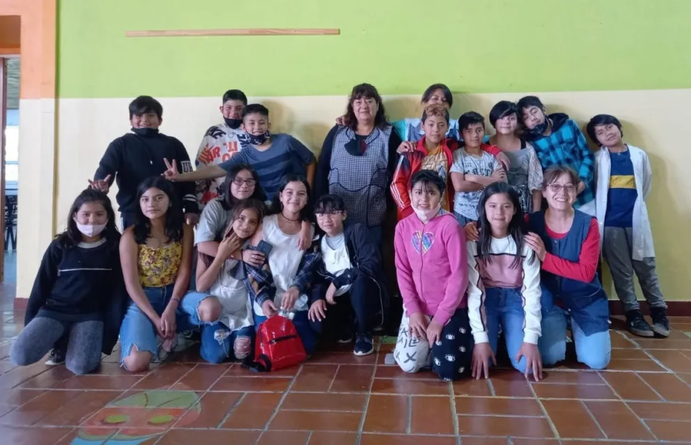 Velázquez en el aula, su lugar en el mundo (foto: gentileza)