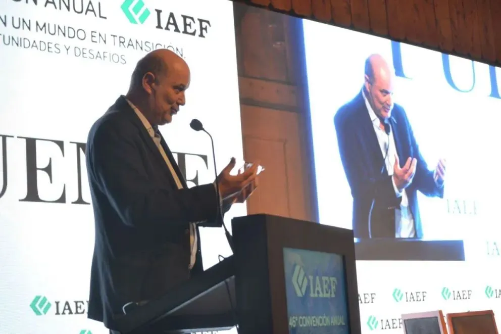 Federico Sturzenegger llegó a Bariloche hace menos de una semana para participar de la Convención Anual del Instituto Argentino de Ejecutivos de Finanzas (IAEF) (foto: Matías Garay)